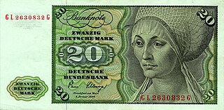 20 Deutsche Mark Schein