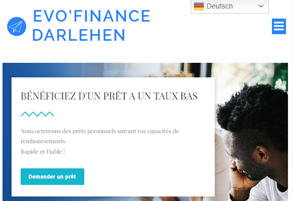 Evofinanceloan Website unseriös